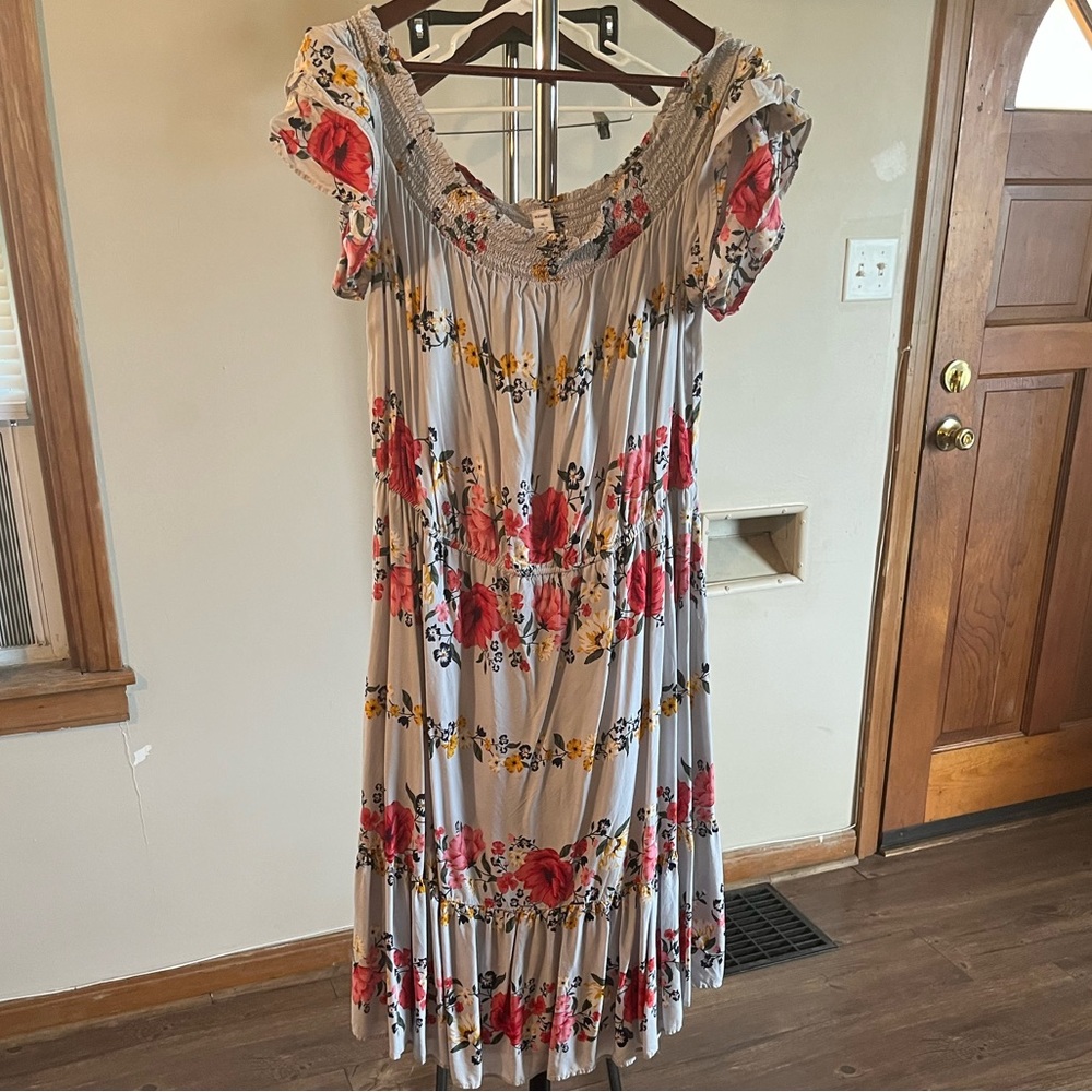 Off the shoulder dress